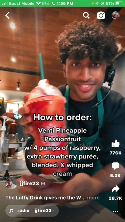 Starbucks Luffy Drink Recipe Find Vegetarian Recipes
