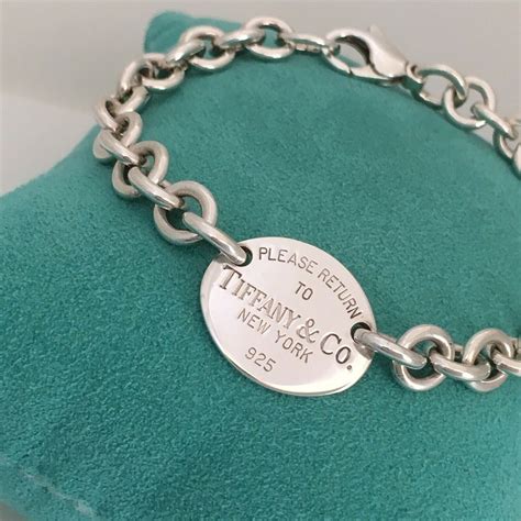 Return To Tiffany Oval Tag Charm Bracelet In Sterling Silver