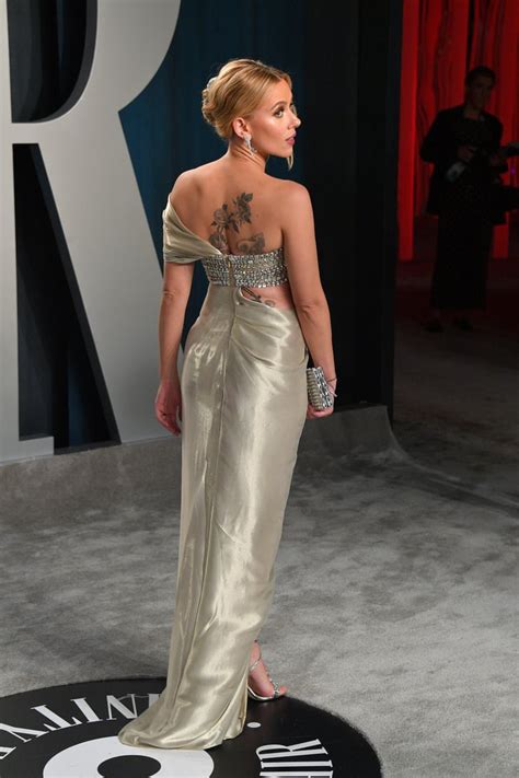 Scarlett Johanssons Dress At Vanity Fair Oscars Afterparty Popsugar