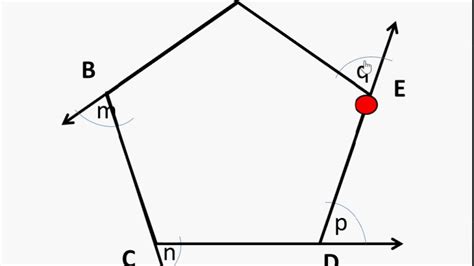 1) = sum of the interior angles = 540! Maths - How to find exterior angle sum of a polygon ...
