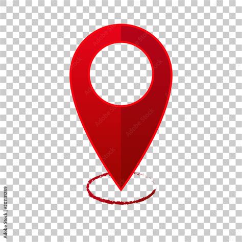 Vector Image Positioning On The Map Mark Icon Red Icon Location Drop