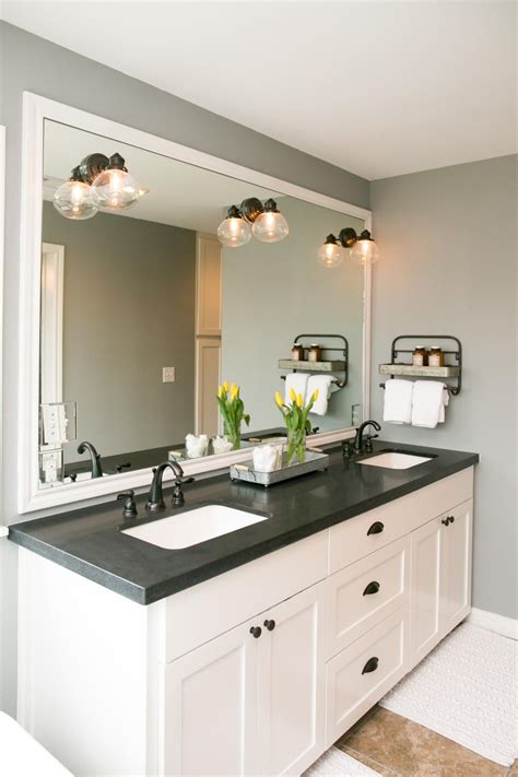 Black Granite Bathroom Counter