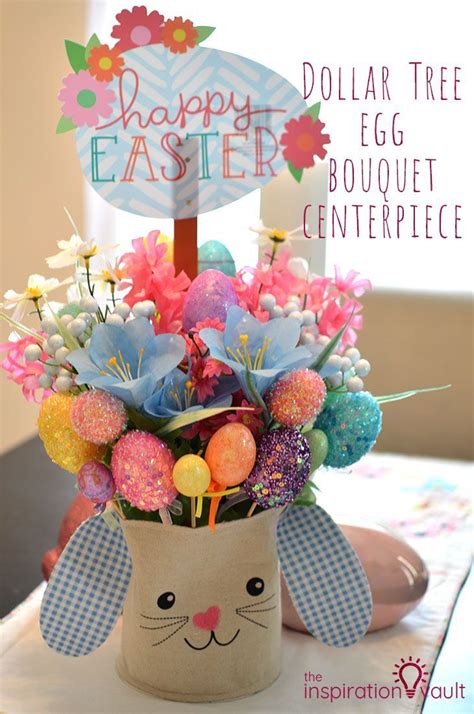 If you want more updates on my dollar tree diy adventures makes sure to follow me on instagram! Dollar Tree Egg Bouquet Centerpiece | Diy easter ...