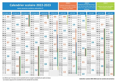 Calendrier Scolaire 2022 2023 Ecole De Plongée Jeunes