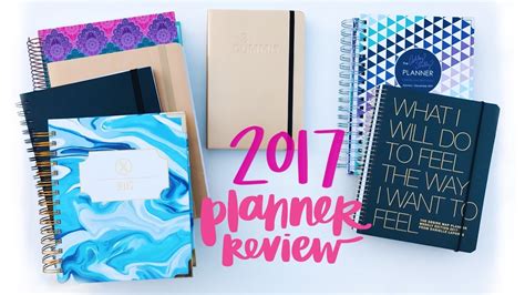 Planner Review 2017 Youtube