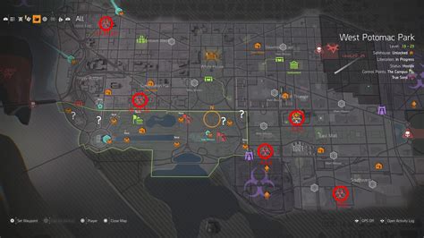 The Division 2 All Contaminated Comms Locations