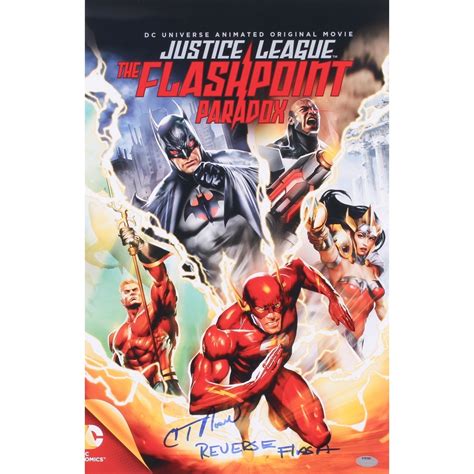 I want to start watching the other dc movies. C. Thomas Howell Signed "Justice League: The Flashpoint ...