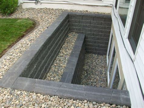 Installed using masonry hammer drill along with concrete anchors. 100_1414 | Window well, Egress window landscaping ...
