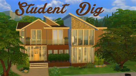 The Sims 4 Speed Build Student Dig Youtube