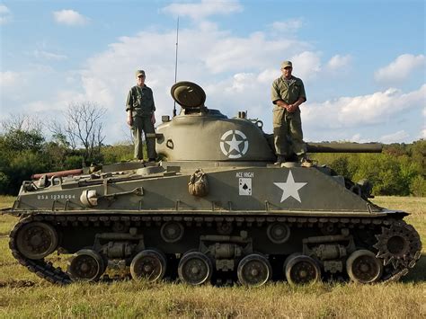 An M4a3 105mm Sherman For Independence Day Tanks