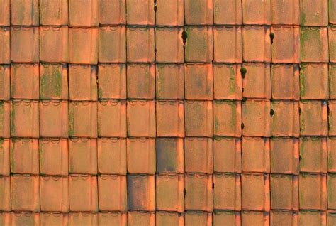 Roof Tile Texture Image Background