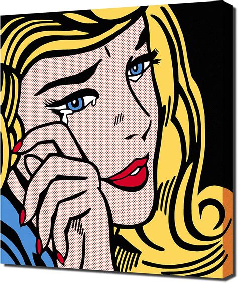 Roy Lichtenstein Crying Girl Bilscreen