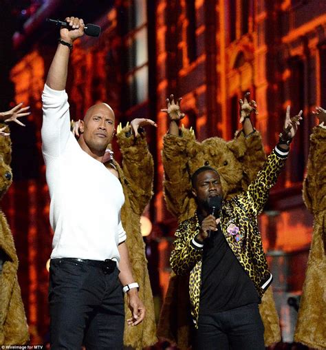 A list of 18 images updated 29 nov 2019. Dwayne 'The Rock' Johnson and Kevin Hart kick off MTV ...