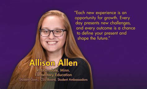 Allison Allen An Aspiring Teacher Taking Time To Reflect On Personal