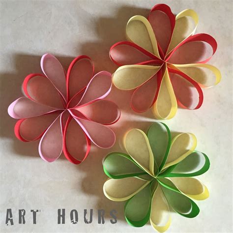 Archguide Tutorial Using Paper Strips To Make A Floral Decoration