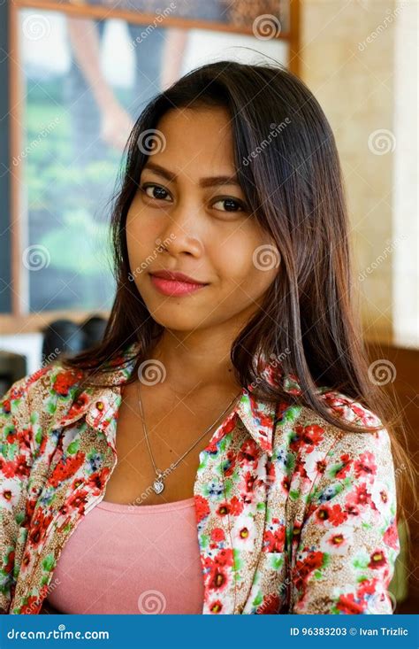 natural portrait beautiful asian girl smiling native asian beauty stock image image of native