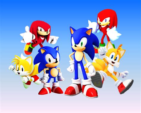 Classic And Modern Team Sonic By 9029561 On Deviantart