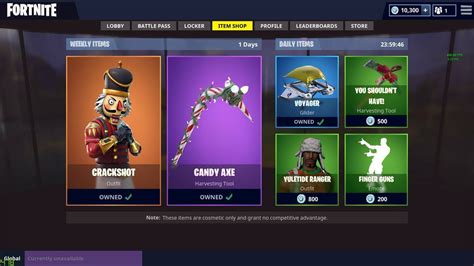 For the article on the save the world shop, please see llama shop. Daily item shop items : FortNiteBR