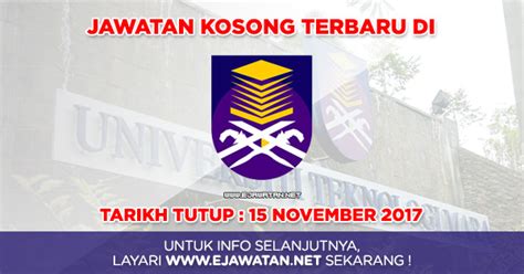 Kementerian pendidikan malaysia, jabatan pendidikan tinggi telah membuat pengumuman bahawa permohonan upuonline bagi kemasukan 2019 akan dibuka pada ketetapan berikut Kerja Kosong Terkini Uitm - Lamaran G
