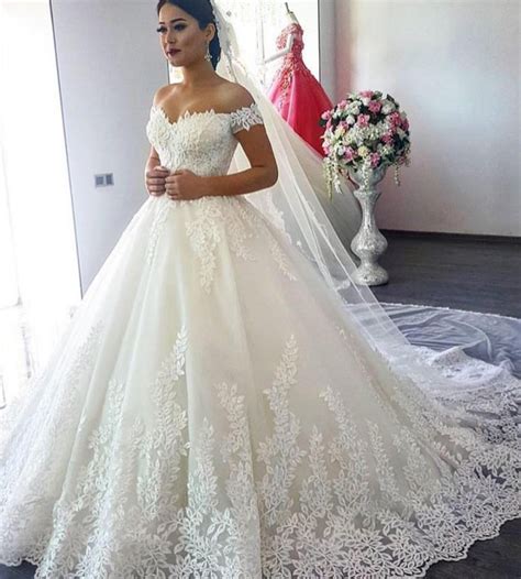Styling tips & suggested fits. Aliexpress.com : Buy Luxury Lace Ball Gown Long Sleeve ...