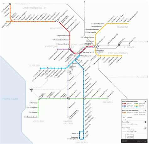 Los Angeles Metro Rail Map California Metro Rail Map Printable Maps