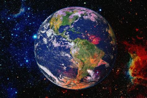 Planet Earth Elements Of This Image Furnished By Nasa Stock Photo