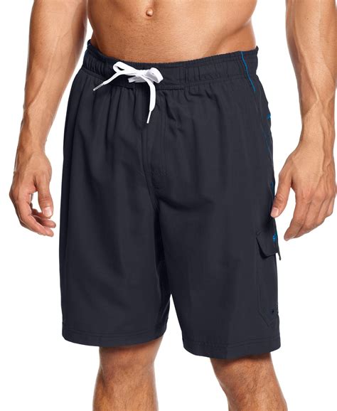 Download Speedo Men's Performance Marina Swim Trunks, 9" in Black ...