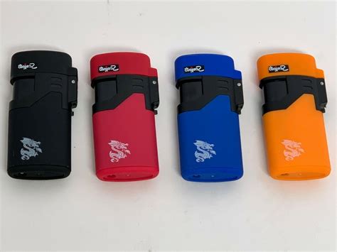 4x New Scripto Torch Flame Wind Resistant Lighters