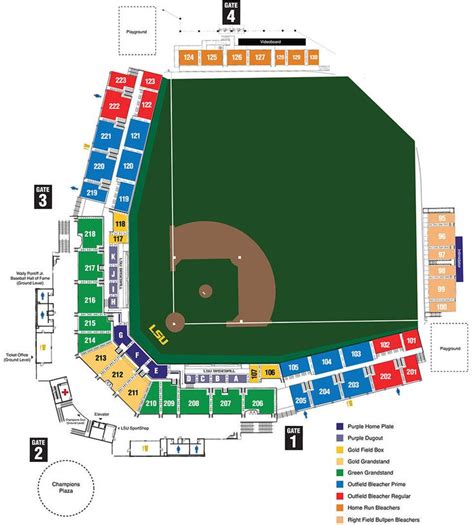 Lsu Baseball Stadium Seating Chart