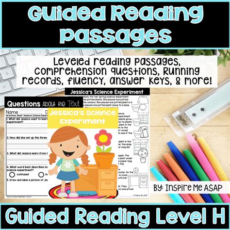 Level H Guided Reading Passages Inspire Me Asap