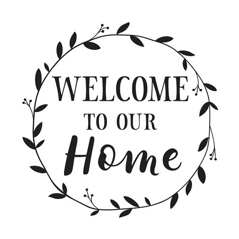 Printable Welcome To Our Home Signs Printable Word Searches