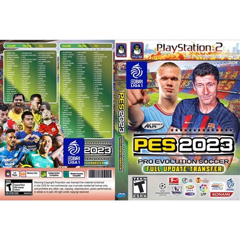 Jual Kaset Game Ps2 Pes 2023 Liga Bri Shopee Indonesia