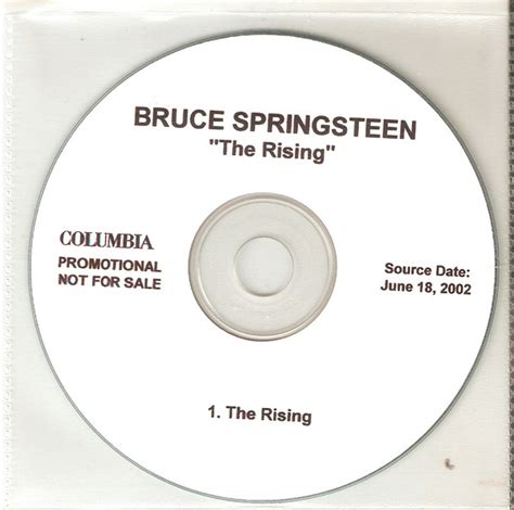 Bruce Springsteen The Rising 2002 Cdr Discogs