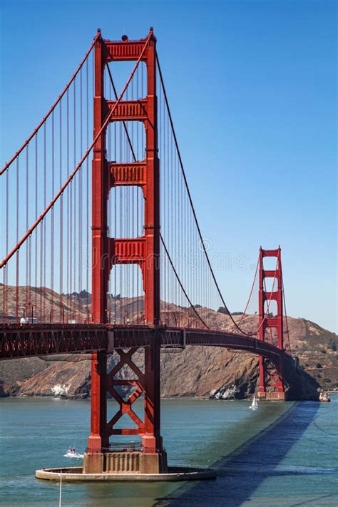 Golden Gate Bridge Stock Photo Image Of Golden Tower 91068586