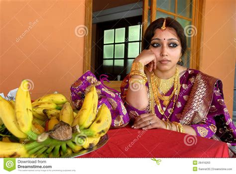 Femme Du Kerala Photo Stock éditorial Image Du Kerala 28416263