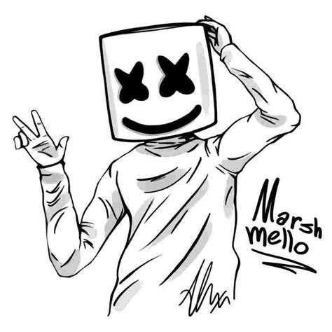 marshmello fortnite coloring pages how to draw marshmello fortnite