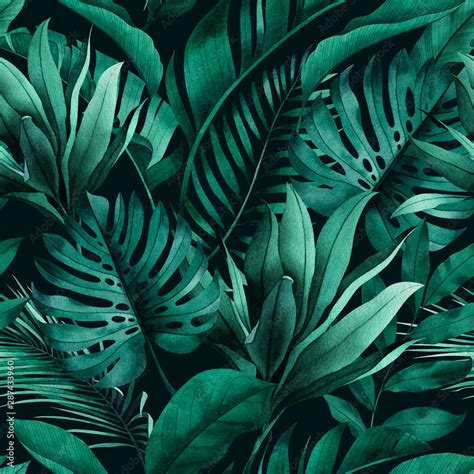 Tropical Foliage Pattern