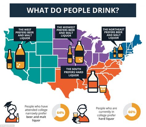 Map Reveals The Drunkest States In America With West Virginia And Nevada Topping The List