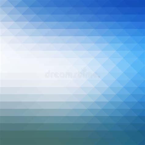 White Blue Shades Rows Triangles Background Square Stock Illustrations