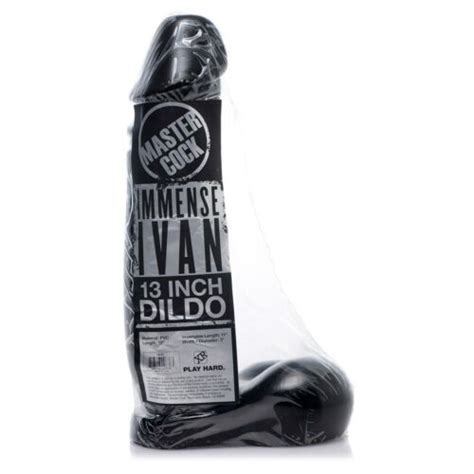 Immense Ivan Inch Huge Dildo Black Anal Plug Butt Plug Realistic