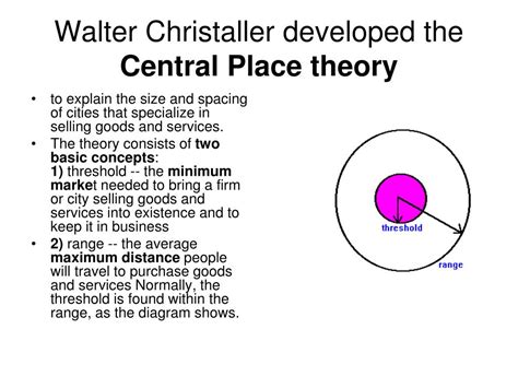 Ppt Central Place Theory Another Land Use Model Ch 12 Powerpoint