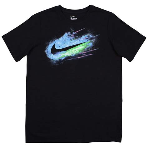 Nike Nike Big Boys 8 20 Ice Swoosh T Shirt Black