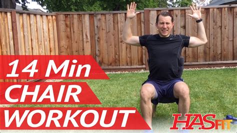 14 Min Chair Workout W Coach Kozak Hasfit Chair Exercises For