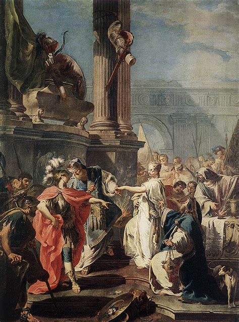 The Sacrifice Of Polyxena By Pittoni Giambattista