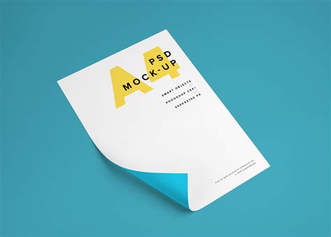 A4 Paper Psd Mockup Free Mockup World