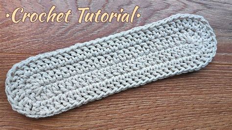 How To Make Crochet Bag Base Diy Oval Bag Bottom Tutorial Youtube