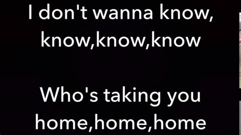 Don T Wanna Know Lyrics
