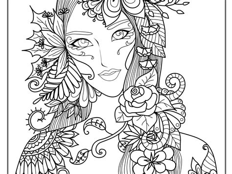 Difficult Coloring Sheets Coloring Pages