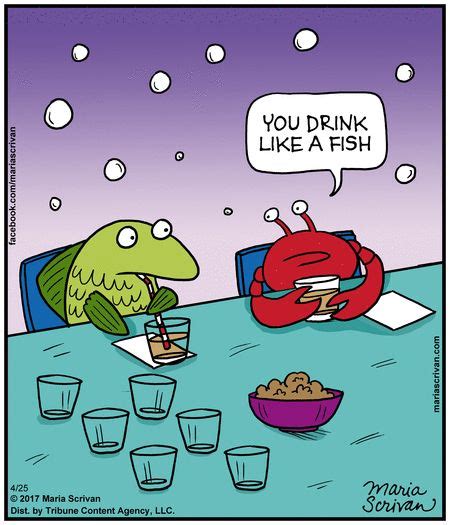 Half Full By Maria Scrivan For April GoComics Com Funny Cartoons Tribune Funny