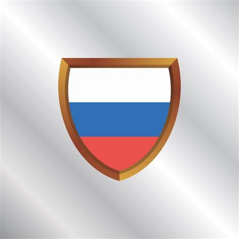 Premium Vector Illustration Of Russia Flag Template